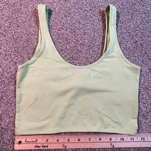 TOPSHOP Mint Green Tank Top Size 4